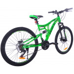 Horský Bicykel 26" Fuzlu Perfect Power 2xT Zeleno-čierny